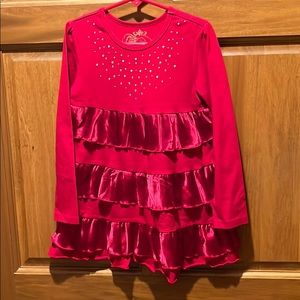 Children’s Place Christmas/holiday ruffled top